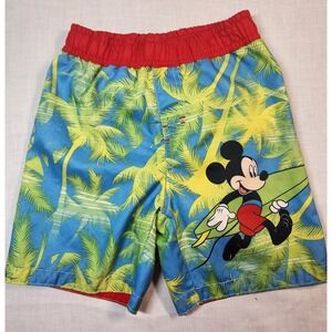 Disney Mickey Mouse swim trunks size‎ 3T 100% polyester RN# 19109